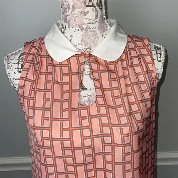 Banana Republic Pink Sleeveless Shell Blouse M - Picture 3 of 6